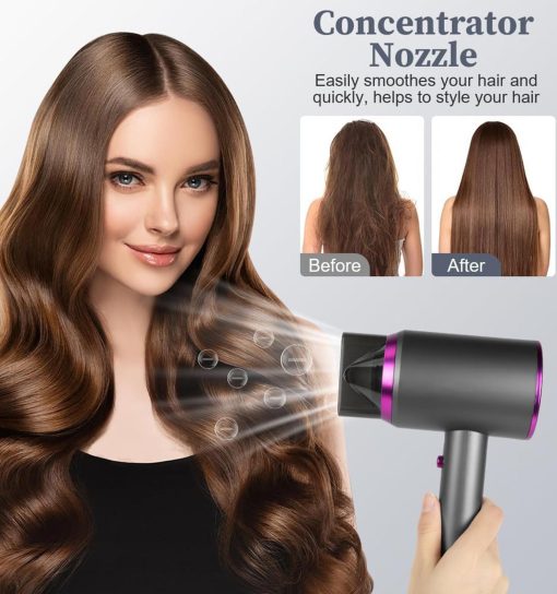 سشوار مسافرتی طرح Dyson Supersonic مدل 48014 - 2