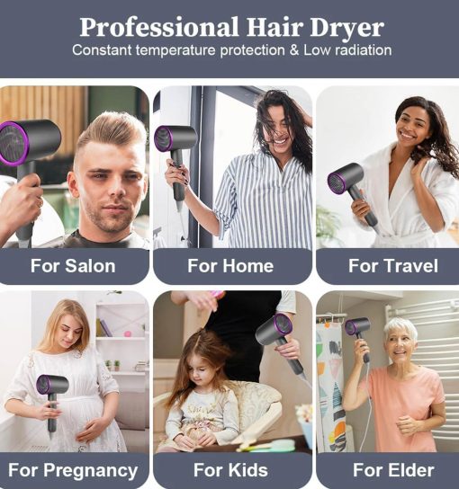 سشوار مسافرتی طرح Dyson Supersonic مدل 48014 - 3