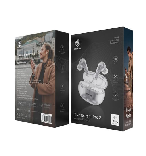 ایرپاد گرین لاین Green Lion TRANSPARENT PRO 2 مدل 47824 - 3