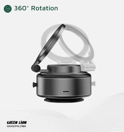 هولدر موبایل وکیوم مکشی مگ سیف گرین لاین Green Lion GX-29 Auto Suction Phone Holder مدل 47826 - 1