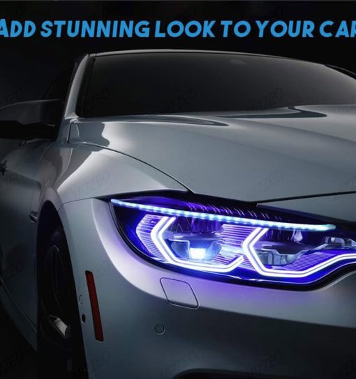 دی لایت فلکسیبل زیر کاپوت خودرو Car LED hood Lights مدل 47549 - 5