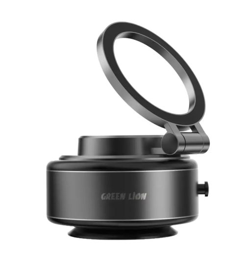 هولدر موبایل وکیوم مکشی مگ سیف گرین لاین Green Lion GX-29 Auto Suction Phone Holder مدل 47826