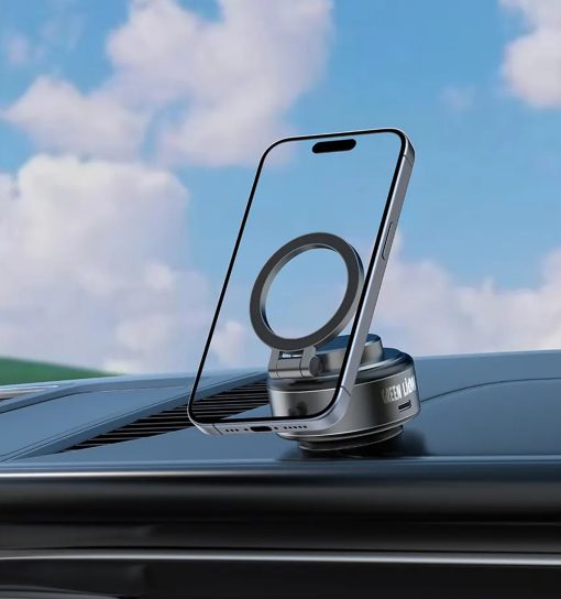 هولدر موبایل وکیوم مکشی مگ سیف گرین لاین Green Lion GX-29 Auto Suction Phone Holder مدل 47826 - 3