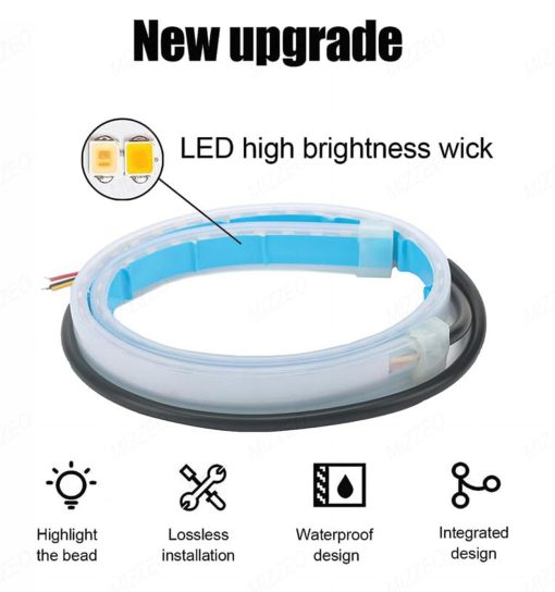 دی لایت فلکسیبل زیر کاپوت خودرو Car LED hood Lights مدل 47549