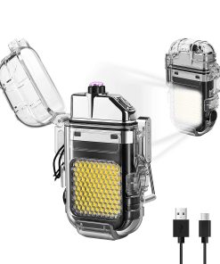 فندک الکتریکی شارژی چراغ قوه دار مدل 48001