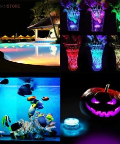 چراغ LED ریموت دار ضد آب کد 1869 34 1143021080 8 2