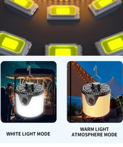 لامپ اضطراری سفر و کمپینگ خورشیدی مدل V111