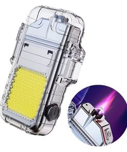 فندک پلاسمایی چراغ دار مدل COB Light کد 569 15 فندک پلاسمایی چراغ دار مدل COB Light