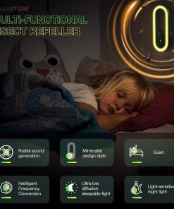 چراغ خواب و حشره کش برقی اولتراسونیک کد 1863 36 21963710802011