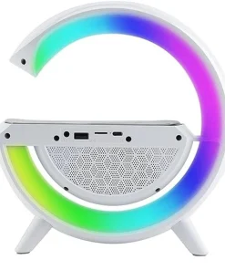 چراغ، اسپیکر و شارژر بی سیم مدل BT2301 کد 31611 10 چراغ، اسپیکر و شارژر بی سیم مدل BT2301