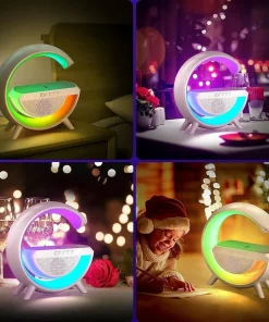 چراغ، اسپیکر و شارژر بی سیم مدل BT2301 کد 31611 12 چراغ، اسپیکر و شارژر بی سیم مدل BT2301