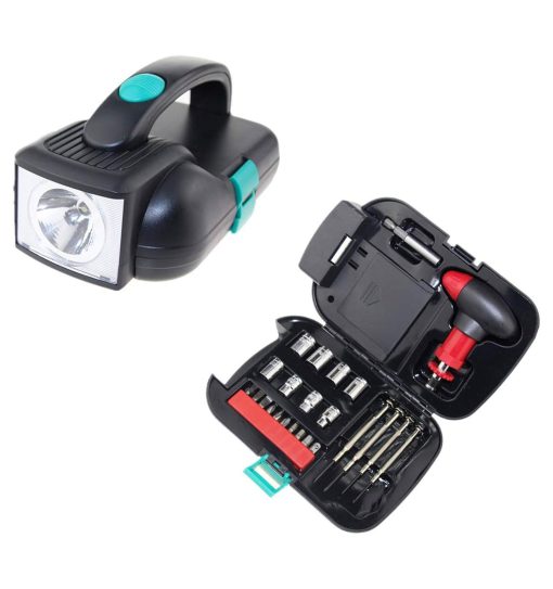 جعبه ابزار چراغ قوه دار BS TOOLS مدل 44845