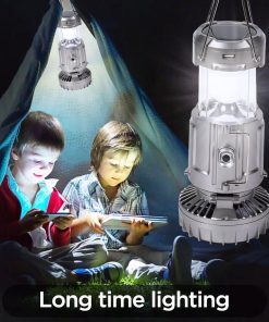 چراغ فانوسی پنکه دار مسافرتی مدل 48298 - 8