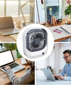 پنکه رومیزی شارژی ZB083 کد 43434 11 پنکه رومیزی شارژی ZB083