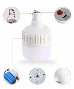 لامپ شارژی 40 وات sanan-سفید کد 47614 6 لامپ شارژی 40 وات sanan-سفید