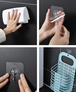 سبد لباس تاشو دیواری مدل 48255 - 7