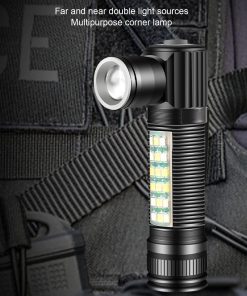 چراغ قوه چند حالته هدلایتی مسافرتی مدل 39843 - 4