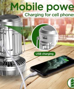 چراغ فانوسی پنکه دار مسافرتی مدل 48298 - 7