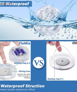 چراغ LED ریموت دار ضد آب کد 1869 49 5714461080 15 2