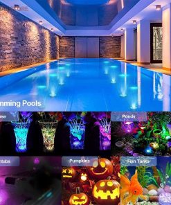 چراغ LED ریموت دار ضد آب کد 1869 51 5947361080 18 2