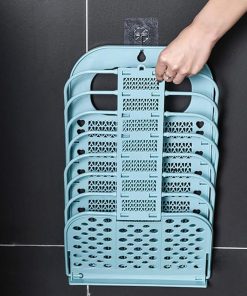 سبد لباس تاشو دیواری مدل 48255 - 3