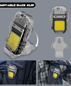 فندک الکتریکی شارژی چراغ قوه دار مدل 48001 - 2