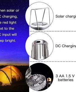 چراغ فانوسی پنکه دار مسافرتی مدل 48298 - 5