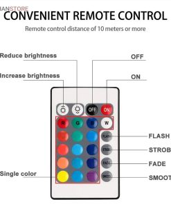 چراغ LED ریموت دار ضد آب کد 1869 59 8069251080 4 2
