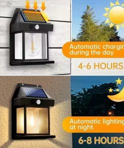 لامپ دیواری خورشیدی 3 حالته مدل Solar