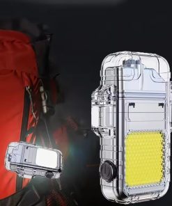 فندک پلاسمایی چراغ دار مدل COB Light کد 569 10 فندک پلاسمایی چراغ دار مدل COB Light