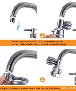 سر شیر شلنگ دار ظرفشویی و روشویی 3 حالته