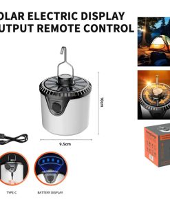 لامپ اضطراری سفر و کمپینگ خورشیدی مدل V111