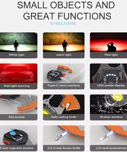 فندک و لامپ پروژکتور جیبی چندکاره مدل PROLIGHT