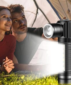 چراغ قوه چند حالته هدلایتی مسافرتی مدل 39843 - 3