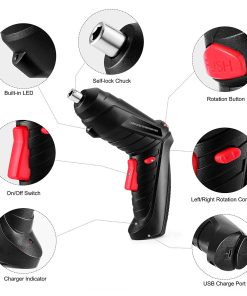 مجموعه 47 عددی دریل پیچ گوشتی شارژی کد 43765 11 مجموعه 47 عددی دریل پیچ گوشتی شارژی مدل 43765 - 2