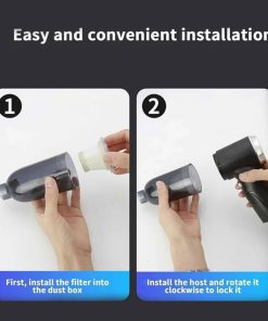 جارو شارژی خودرو مدل AS-228 مدل 44273 - 4