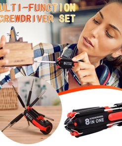 آچار خرچنگی 8 کاره چراغدار کد 48088 14 آچار خرچنگی 8 کاره چراغدار مدل 48088 - 6