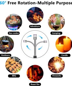 فندک  الکتریکی شارژی با گردن انعطاف پذیر مدل 43929 - 4