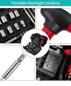 جعبه ابزار چراغ قوه دار BS TOOLS مدل 44845 - 6