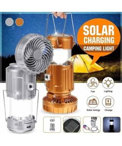 چراغ فانوسی پنکه دار مسافرتی مدل 48298 - 4