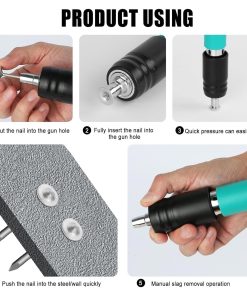 تفنگ میخکوب دستی کد 48304 14 تفنگ میخکوب دستی مدل 48304 - 5