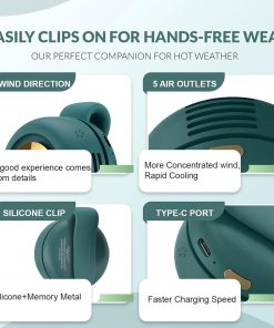 پنکه شارژی قابل حمل کد 48276 13 پنکه شارژی قابل حمل مدل 48276 - 5