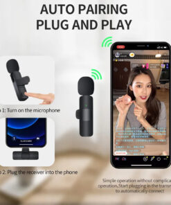 میکروفن بی سیم یقه ای K8 مدل 48504 - 5