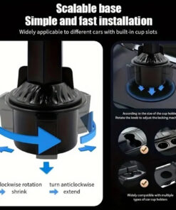 هولدر موبایل و جا لیوانی کد 48585 9 هولدر موبایل و جا لیوانی مدل 48585 - 3