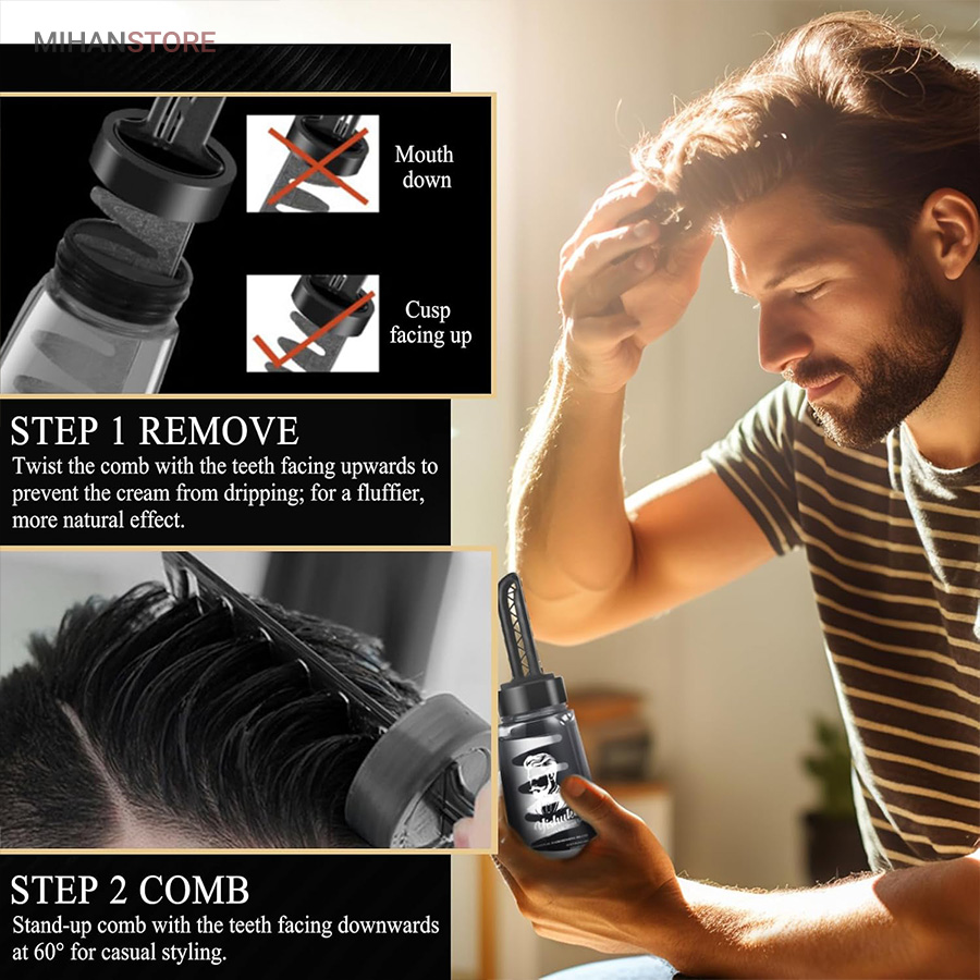 ژل مو برس دار SADOER کد 1871 4 1420381080203