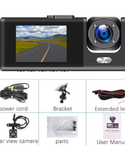 دوربین ثبت وقایع خودرو کد 48601 13 دوربین ثبت وقایع خودرو مدل 48601 - 4