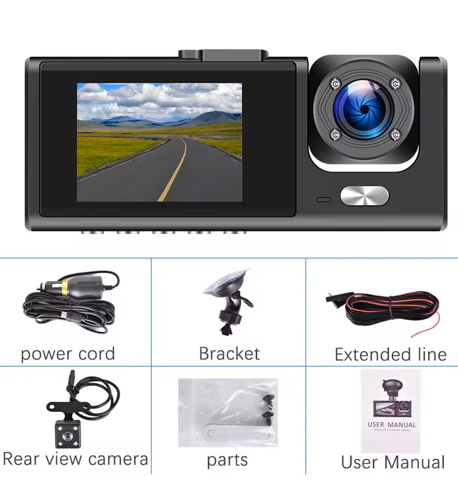 دوربین ثبت وقایع خودرو کد 48601 5 دوربین ثبت وقایع خودرو مدل 48601 - 4