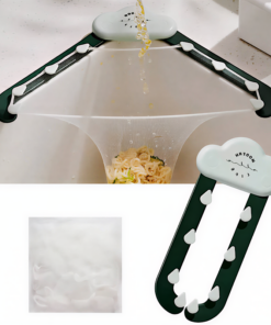 تفاله گیر گوشه سینک به همراه 50 عدد توری