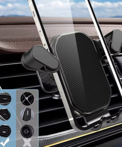 هولدر موبایل 360 درجه مدل دریچه کولر خودرو کد 647 12 هولدر موبایل 360 درجه مدل دریچه کولر خودرو