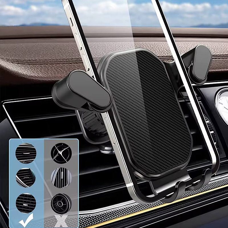 هولدر موبایل 360 درجه مدل دریچه کولر خودرو کد 647 6 هولدر موبایل 360 درجه مدل دریچه کولر خودرو